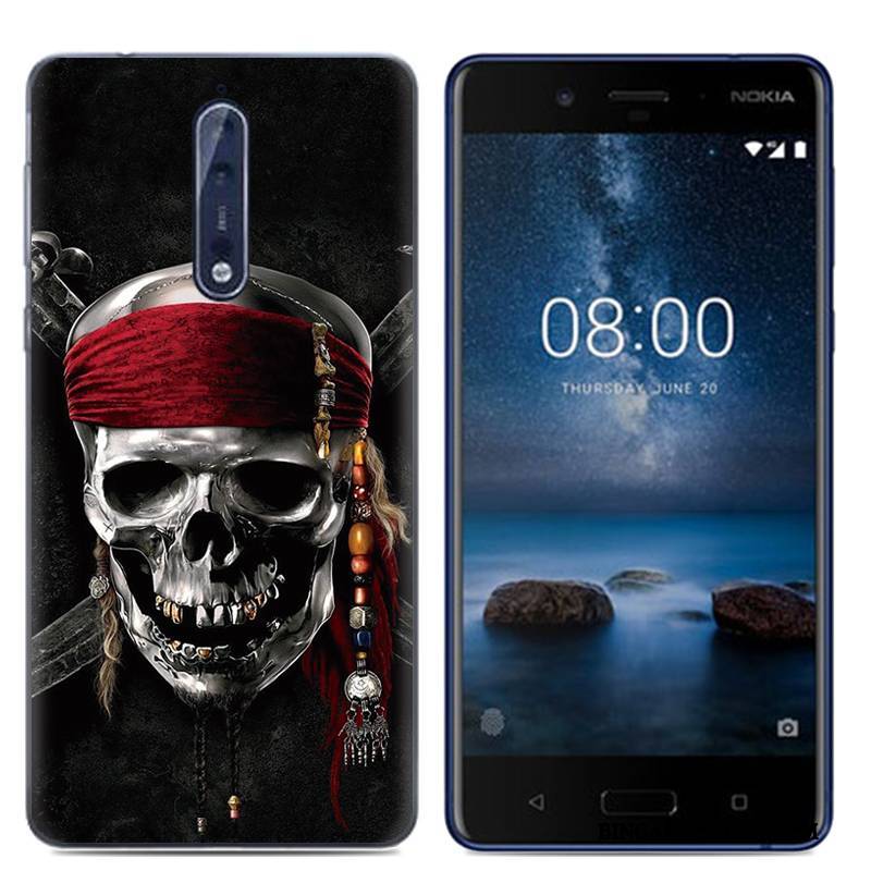 Nokia 8 Futerał Telefon Komórkowy Etui Ochraniacz Kreskówka Osobowość Etui Na Telefon Miękki