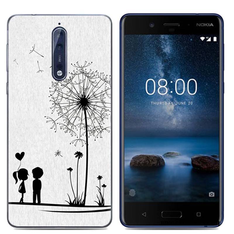 Nokia 8 Futerał Telefon Komórkowy Etui Ochraniacz Kreskówka Osobowość Etui Na Telefon Miękki