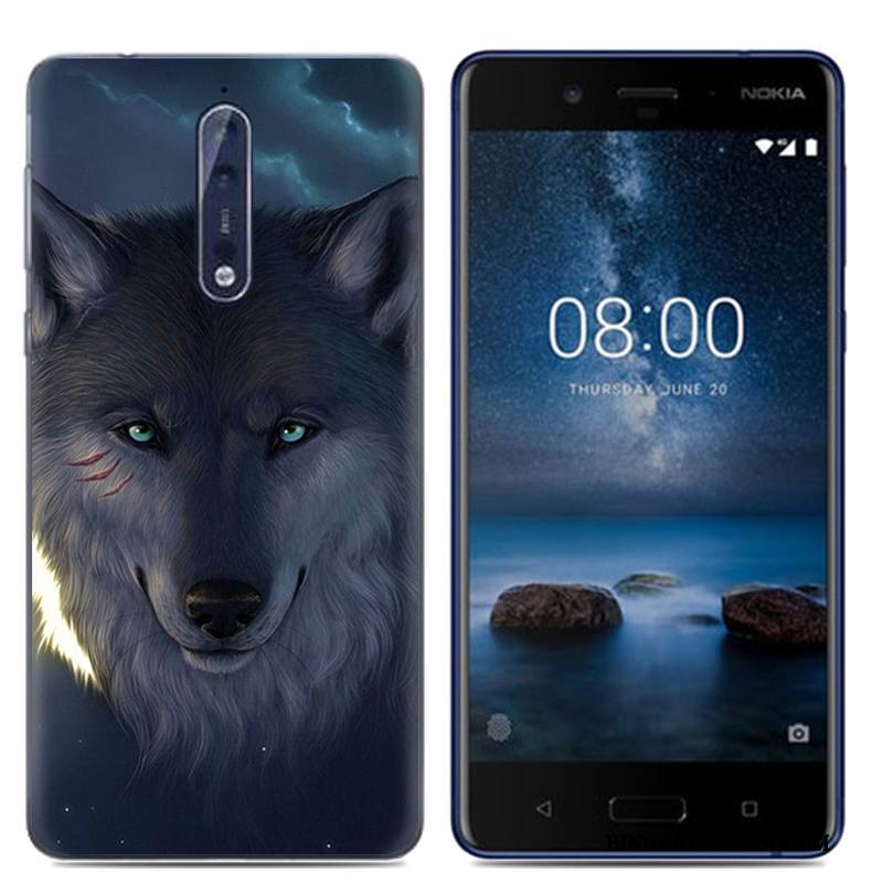 Nokia 8 Futerał Telefon Komórkowy Etui Ochraniacz Kreskówka Osobowość Etui Na Telefon Miękki