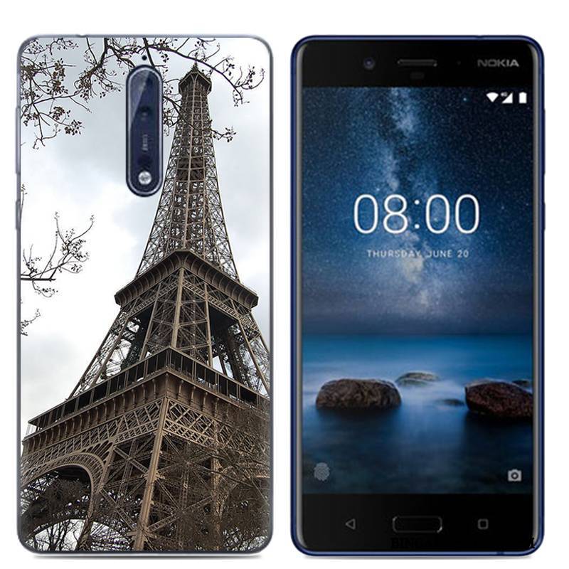 Nokia 8 Futerał Telefon Komórkowy Etui Ochraniacz Kreskówka Osobowość Etui Na Telefon Miękki