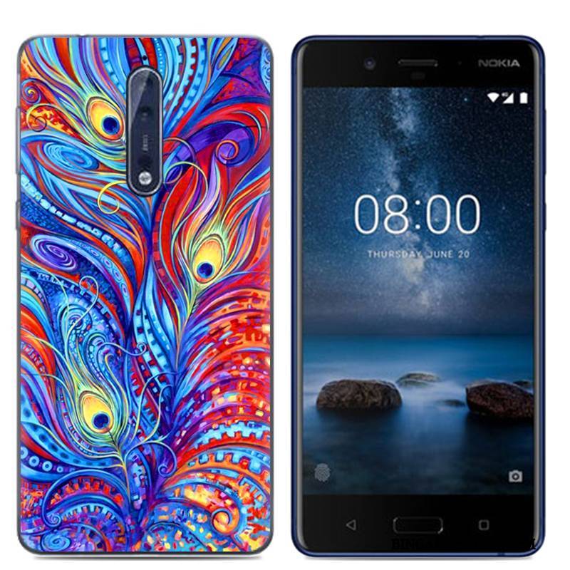 Nokia 8 Futerał Telefon Komórkowy Etui Ochraniacz Kreskówka Osobowość Etui Na Telefon Miękki