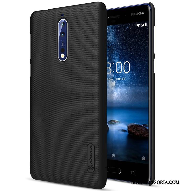 Nokia 8 Futerał Trudno Nubuku Złoto Ochraniacz Anti-fall Etui Na Telefon