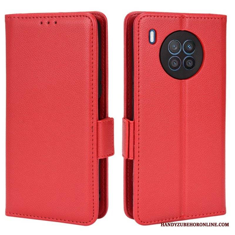 Obudowa Etui Na Telefon do Honor 50 Lite Etui Folio Flap Double Litchi Nowe Kolory