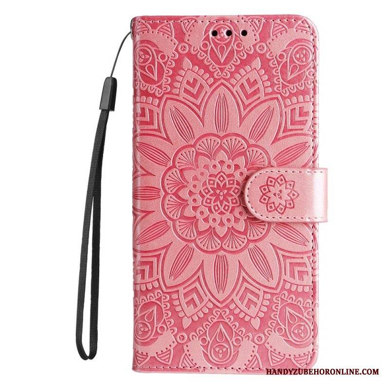 Obudowa Etui Na Telefon do Honor Magic 5 Lite Mandala Sun Ze Smyczą