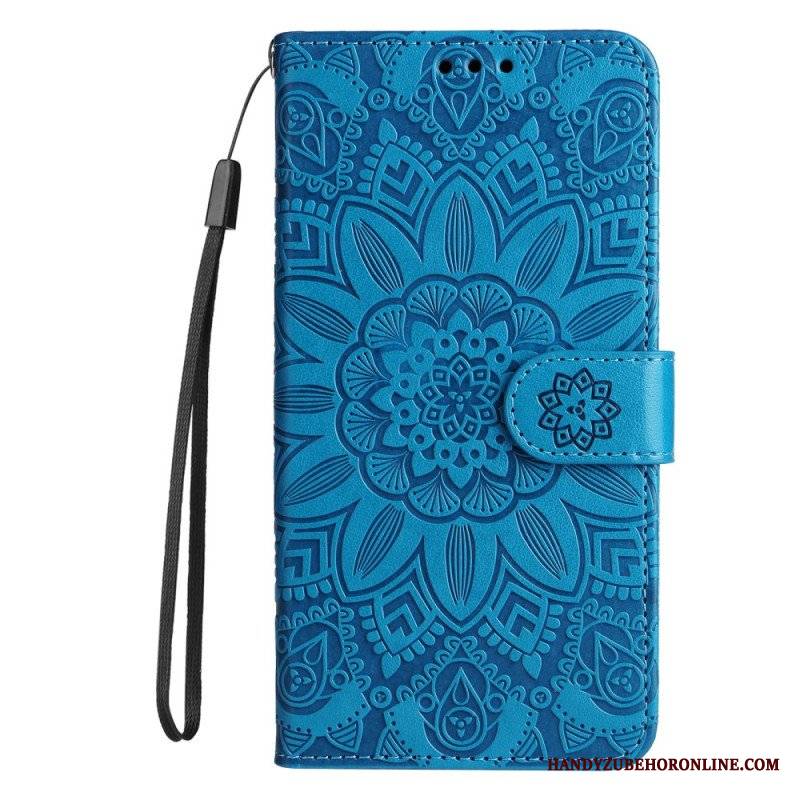 Obudowa Etui Na Telefon do Honor Magic 5 Lite Mandala Sun Ze Smyczą