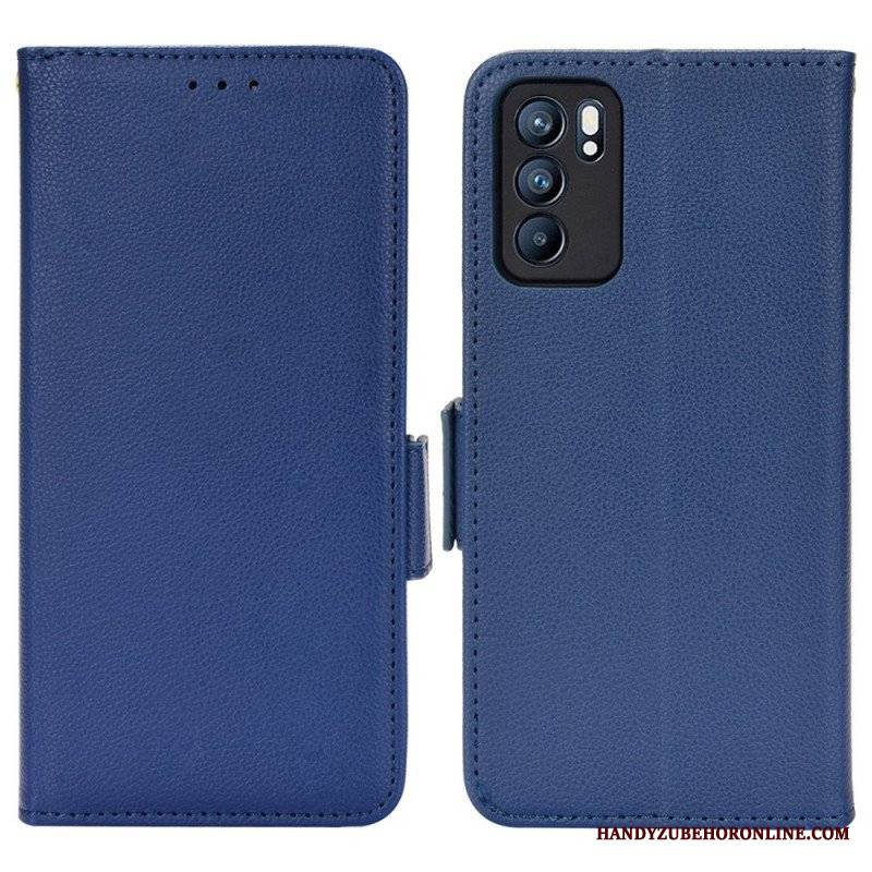 Obudowa Etui Na Telefon do Oppo Reno 6 5G Etui Folio Flap Double Nowe Kolory