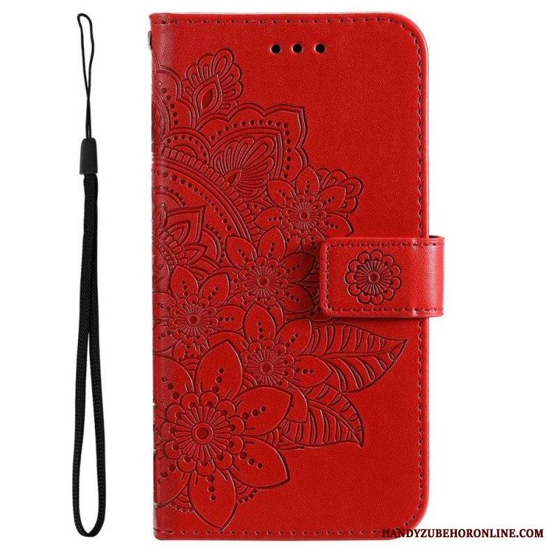 Obudowa Etui Na Telefon do Poco M4 5G z Łańcuch Paskowata Mandala