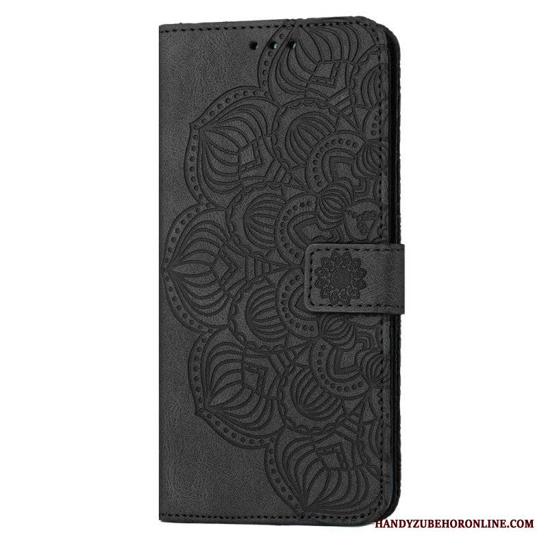 Obudowa Etui Na Telefon do Samsung Galaxy S23 5G z Łańcuch Paskowata Mandala