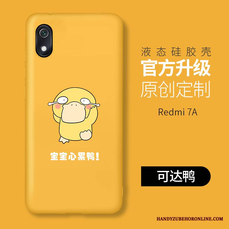 Redmi 7a Futerał Nubuku Anti-fall Osobowość Mały Różowe Kreatywne All Inclusive