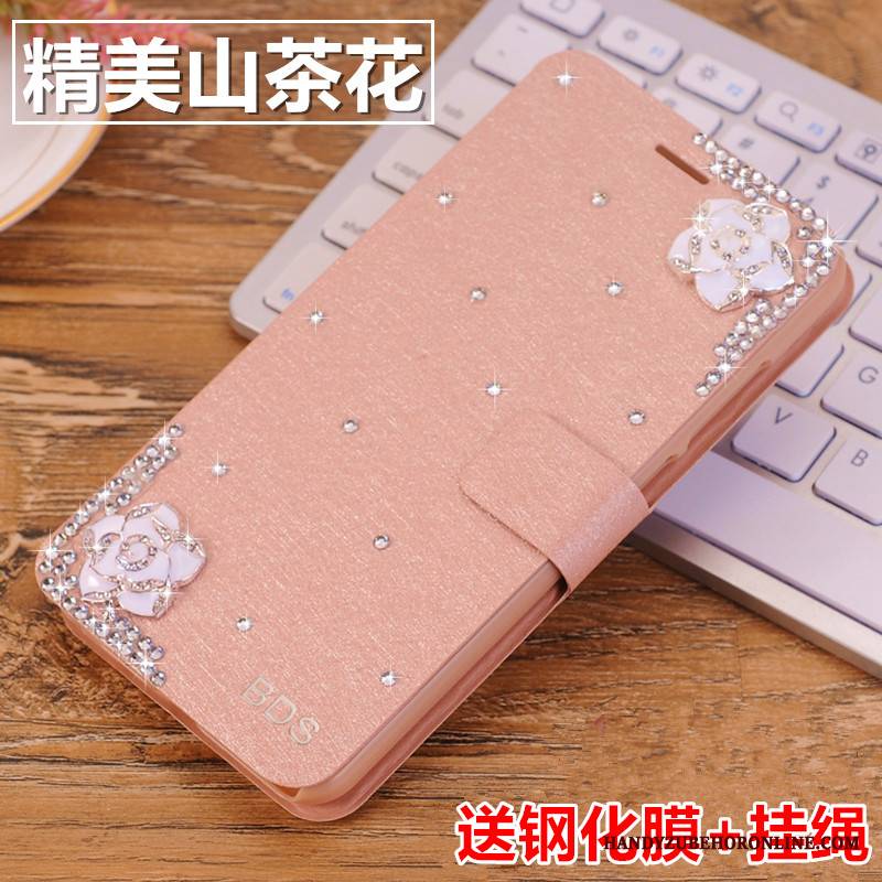 Redmi 7a Rhinestone All Inclusive Anti-fall Etui Na Telefon Skórzany Futerał Klapa Kreatywne