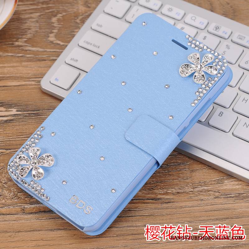 Redmi 7a Rhinestone All Inclusive Anti-fall Etui Na Telefon Skórzany Futerał Klapa Kreatywne