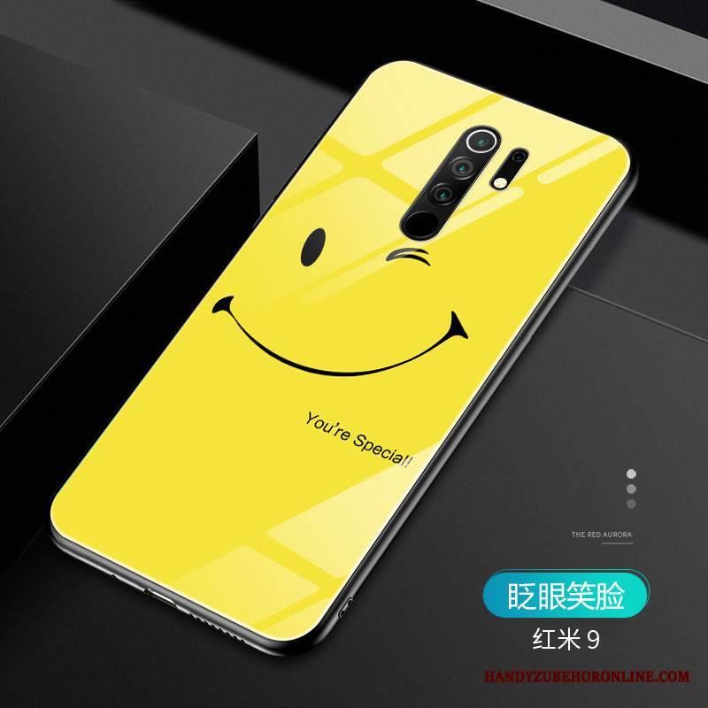 Redmi 9 Etui Na Telefon Czerwony Anti-fall All Inclusive Smile Czerwony Netto Futerał