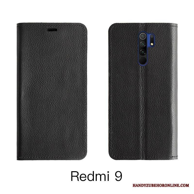 Redmi 9 Pokrowce Bydło Ochraniacz Pomarańczowy Etui Skórzany Futerał All Inclusive