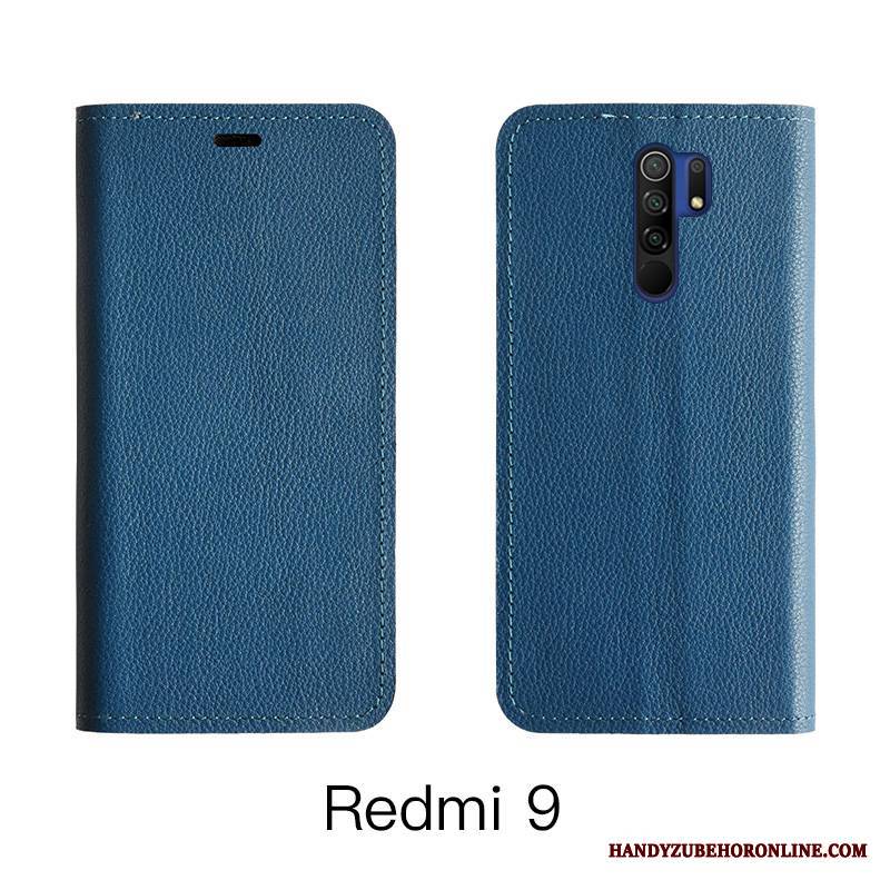 Redmi 9 Pokrowce Bydło Ochraniacz Pomarańczowy Etui Skórzany Futerał All Inclusive