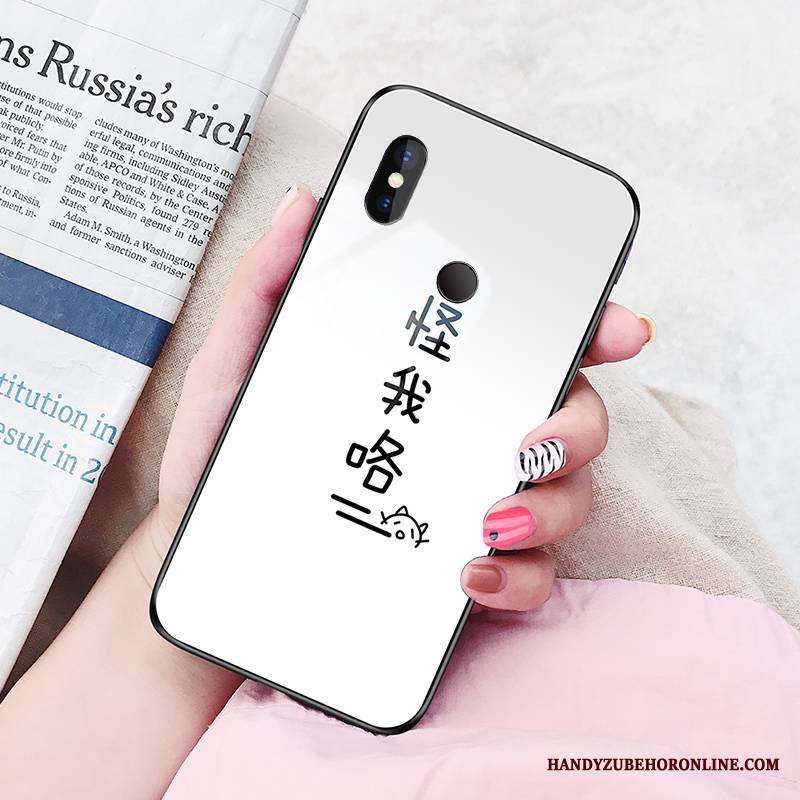 Redmi Note 6 Pro Futerał Szkło Ochraniacz Tendencja Etui Czerwony Etui Na Telefon