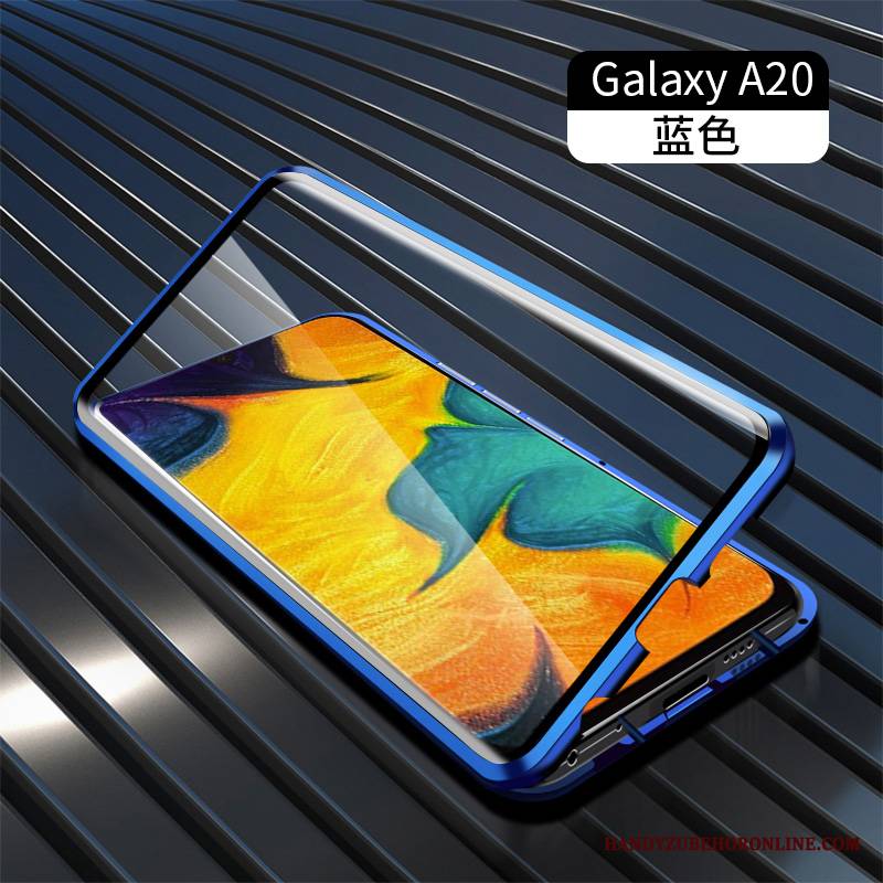 Samsung Galaxy A20s Futerał Etui Na Telefon Zielony Gwiazda Szkło Dwustronny