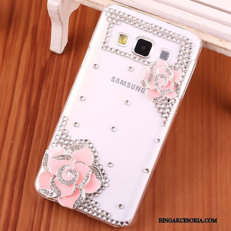 Samsung Galaxy A3 2015 Rhinestone Ochraniacz Futerał Etui Anti-fall Trudno Etui Na Telefon