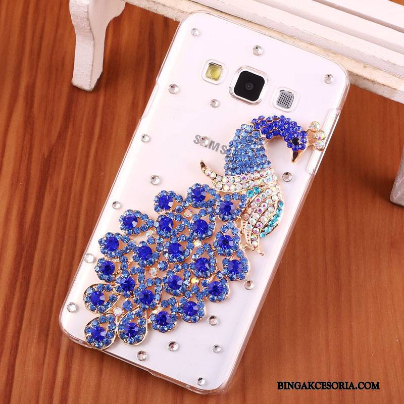 Samsung Galaxy A3 2015 Rhinestone Ochraniacz Futerał Etui Anti-fall Trudno Etui Na Telefon