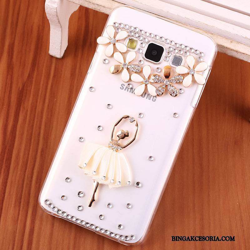 Samsung Galaxy A3 2015 Rhinestone Ochraniacz Futerał Etui Anti-fall Trudno Etui Na Telefon