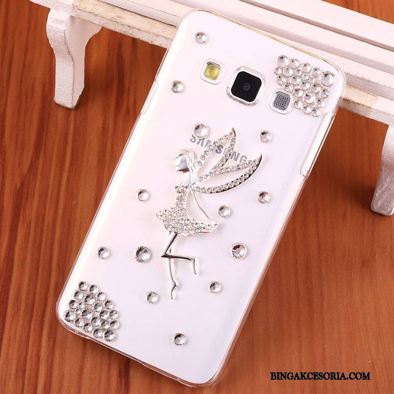 Samsung Galaxy A3 2015 Rhinestone Ochraniacz Futerał Etui Anti-fall Trudno Etui Na Telefon