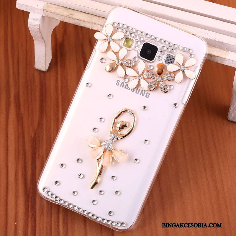 Samsung Galaxy A3 2015 Rhinestone Ochraniacz Futerał Etui Anti-fall Trudno Etui Na Telefon