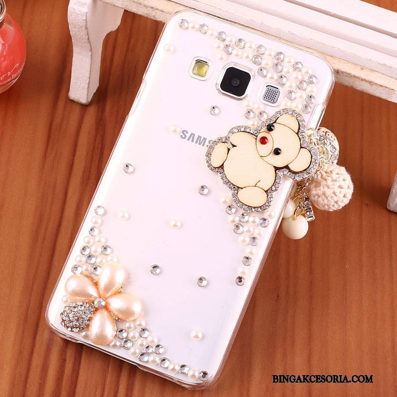 Samsung Galaxy A3 2015 Rhinestone Ochraniacz Futerał Etui Anti-fall Trudno Etui Na Telefon