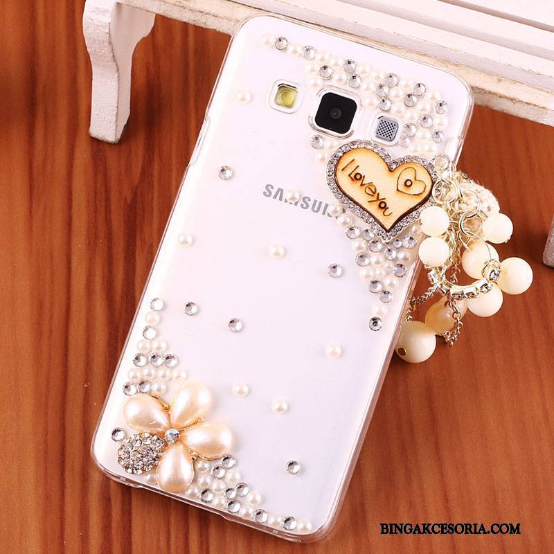 Samsung Galaxy A3 2015 Rhinestone Ochraniacz Futerał Etui Anti-fall Trudno Etui Na Telefon