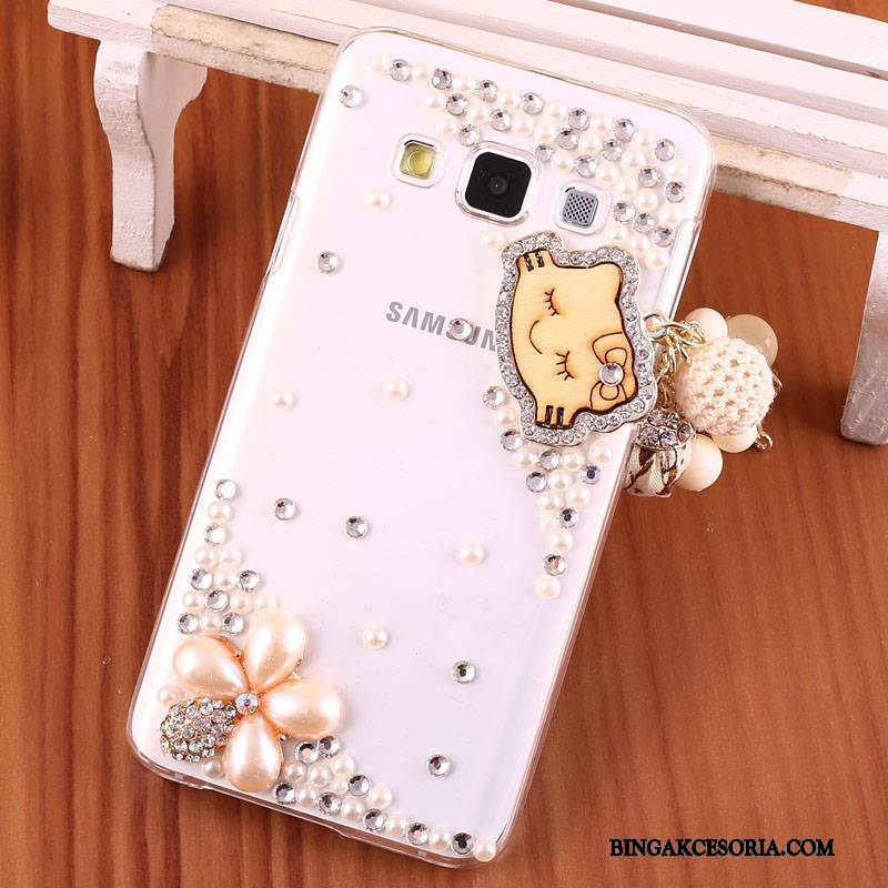 Samsung Galaxy A3 2015 Rhinestone Ochraniacz Futerał Etui Anti-fall Trudno Etui Na Telefon