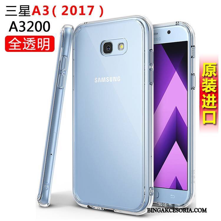 Samsung Galaxy A3 2017 Futerał Etui Anti-fall Biały Ochraniacz Gwiazda Silikonowe Etui Na Telefon