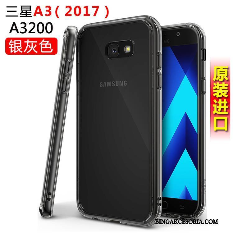 Samsung Galaxy A3 2017 Futerał Etui Anti-fall Biały Ochraniacz Gwiazda Silikonowe Etui Na Telefon