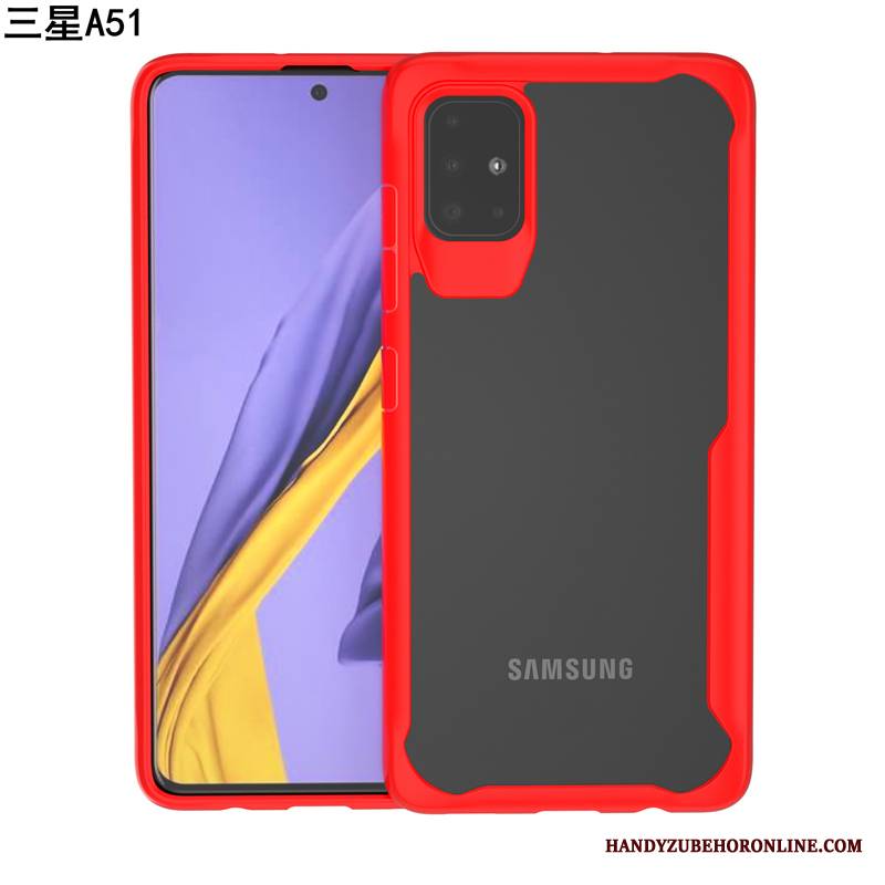 Samsung Galaxy A51 Futerał Etui Na Telefon Szkło Hartowane Moda Miękki Gwiazda Anti-fall Filmy