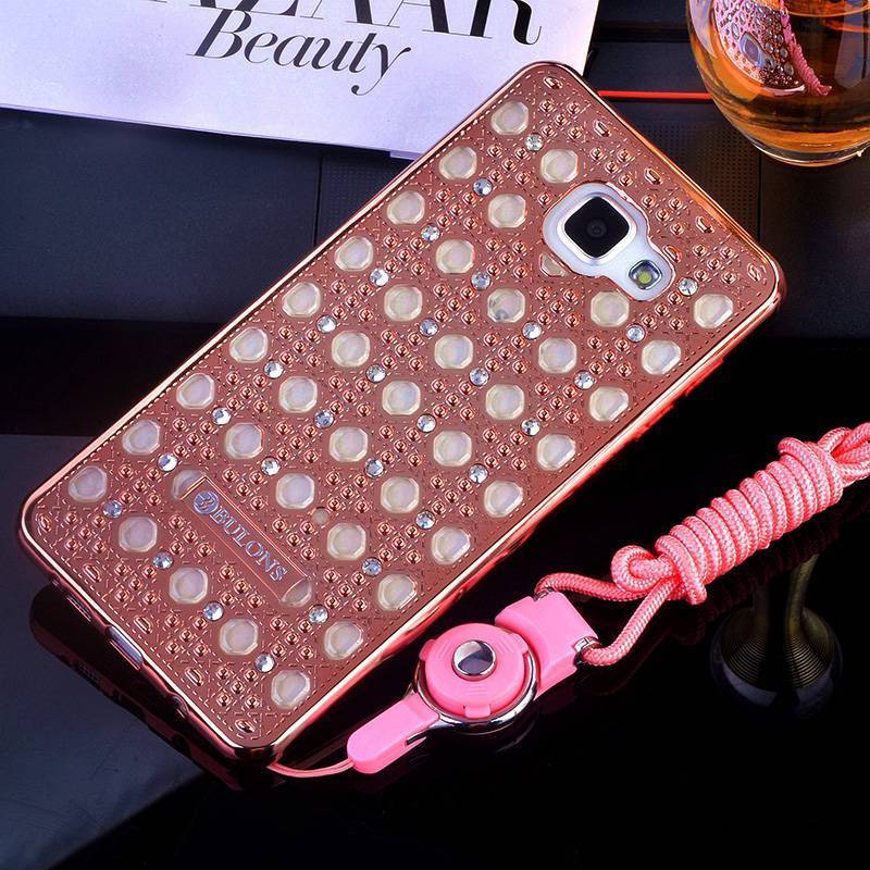 Samsung Galaxy A7 2016 Futerał All Inclusive Gwiazda Miękki Etui Rhinestone Silikonowe Wspornik