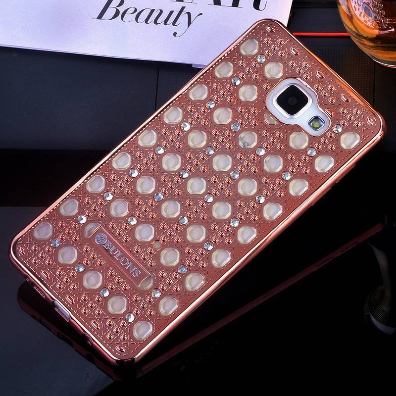 Samsung Galaxy A7 2016 Futerał All Inclusive Gwiazda Miękki Etui Rhinestone Silikonowe Wspornik