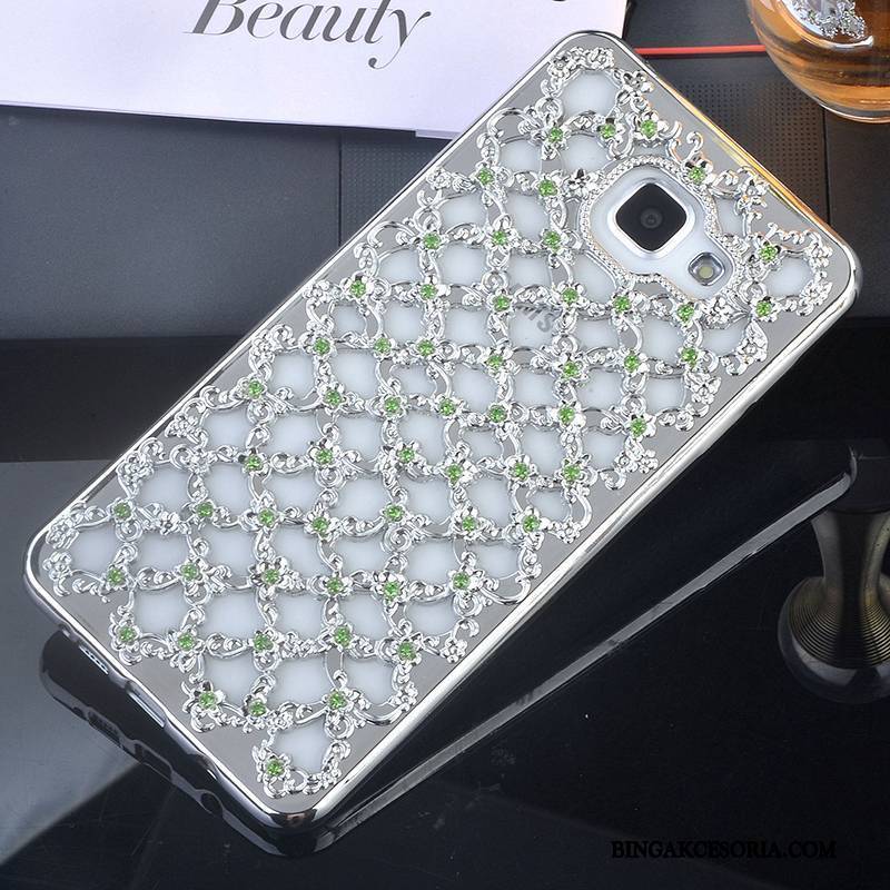 Samsung Galaxy A7 2016 Futerał All Inclusive Gwiazda Miękki Etui Rhinestone Silikonowe Wspornik