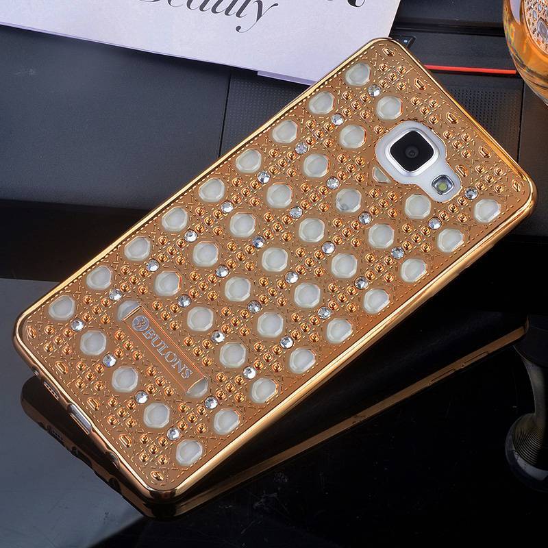 Samsung Galaxy A7 2016 Futerał All Inclusive Gwiazda Miękki Etui Rhinestone Silikonowe Wspornik