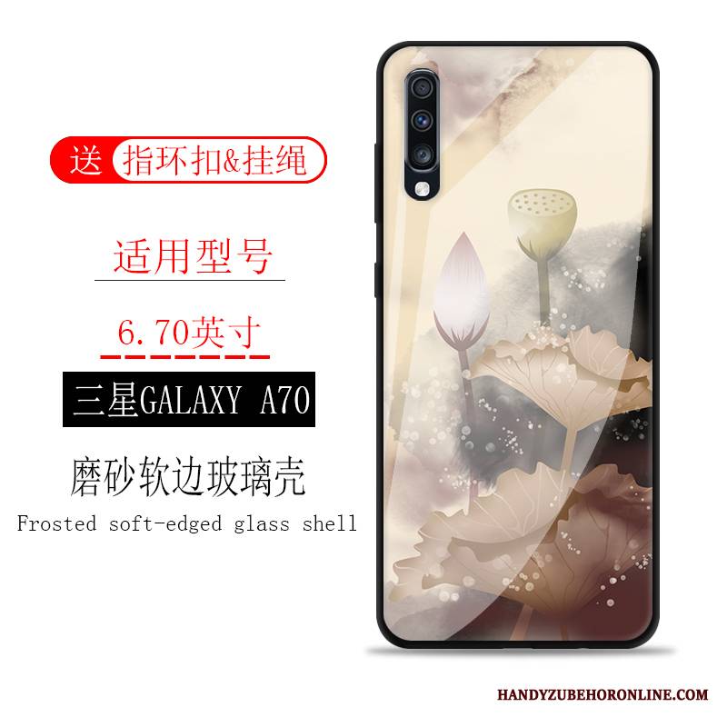 Samsung Galaxy A70 Futerał Atrament Lustro All Inclusive Vintage Ochraniacz Gwiazda Etui