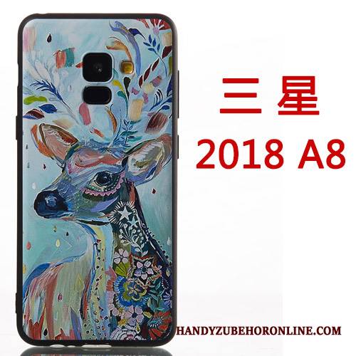 Samsung Galaxy A8 2018 Futerał Etui Na Telefon Telefon Komórkowy Ochraniacz Wiszące Ozdoby Silikonowe Kreskówka Gwiazda