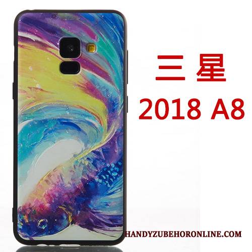 Samsung Galaxy A8 2018 Futerał Etui Na Telefon Telefon Komórkowy Ochraniacz Wiszące Ozdoby Silikonowe Kreskówka Gwiazda