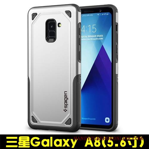 Samsung Galaxy A8 2018 Futerał Gwiazda Etui Etui Na Telefon Zielony Trudno Ochraniacz Biznes