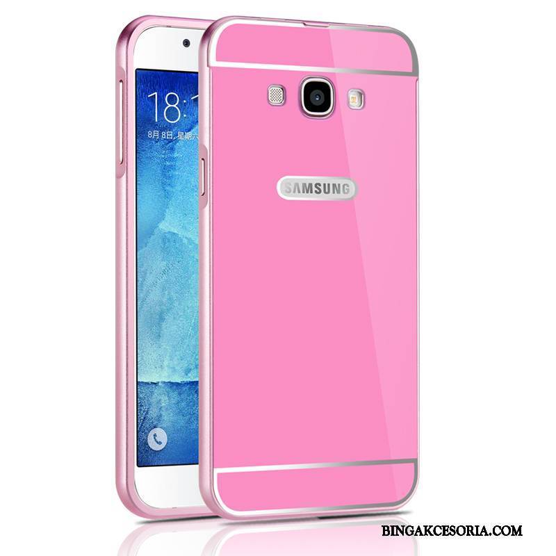 Samsung Galaxy A8 Futerał Gwiazda Ochraniacz Anti-fall All Inclusive Metal Etui Czarny