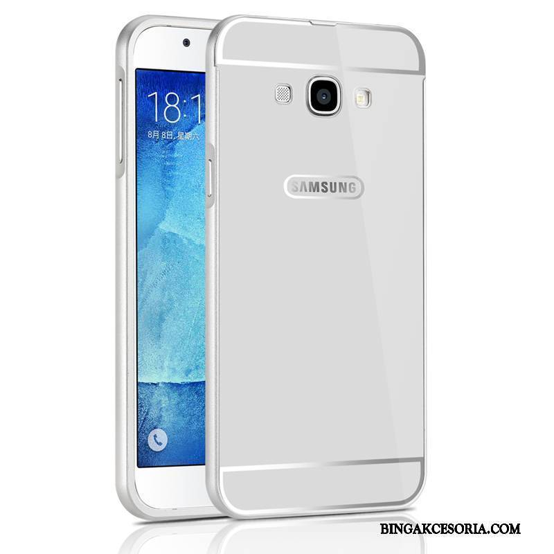 Samsung Galaxy A8 Futerał Gwiazda Ochraniacz Anti-fall All Inclusive Metal Etui Czarny