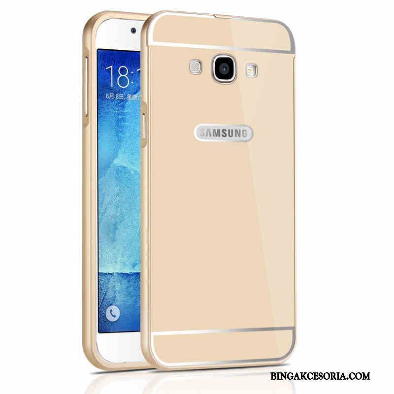 Samsung Galaxy A8 Futerał Gwiazda Ochraniacz Anti-fall All Inclusive Metal Etui Czarny