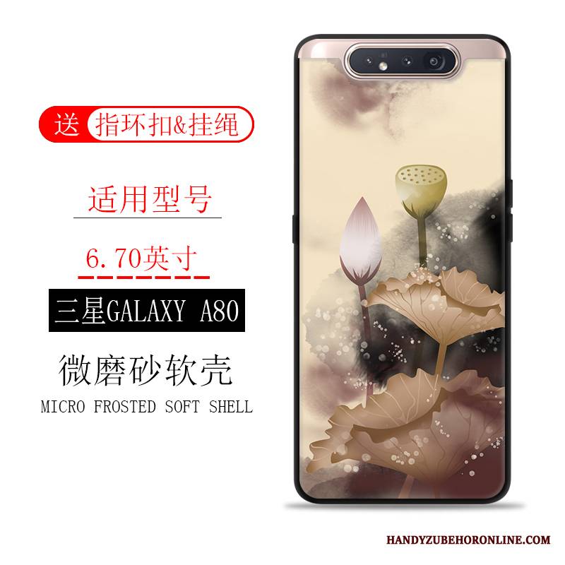 Samsung Galaxy A80 Futerał Atrament Tendencja Sceneria Gwiazda Etui All Inclusive Anti-fall