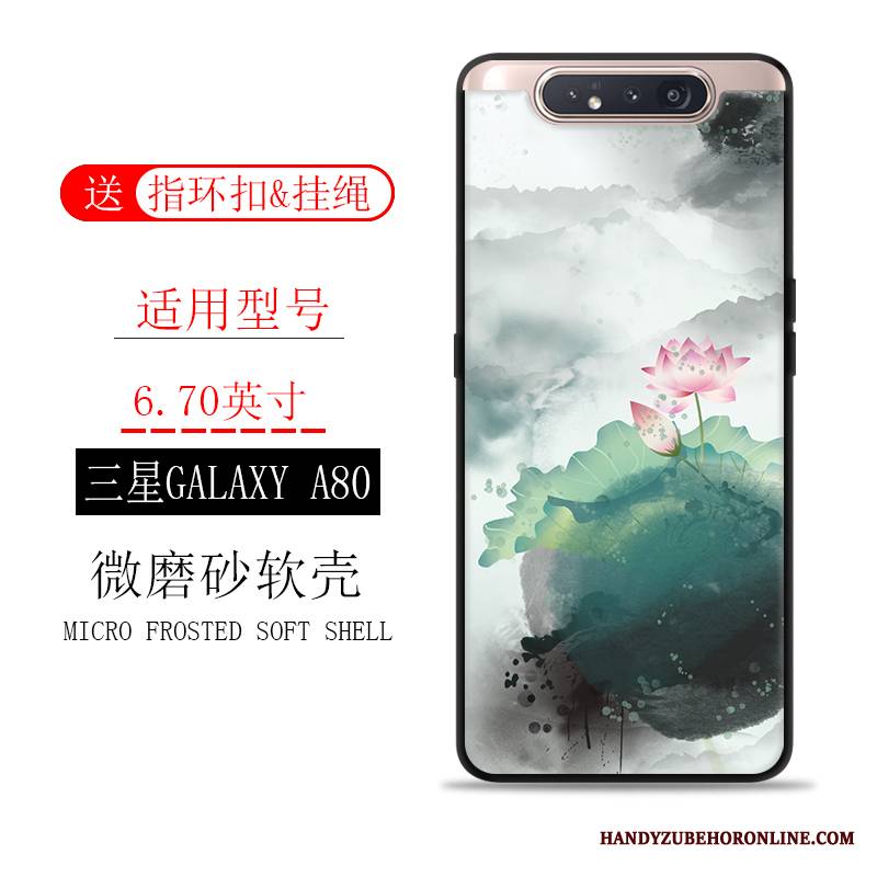 Samsung Galaxy A80 Futerał Atrament Tendencja Sceneria Gwiazda Etui All Inclusive Anti-fall