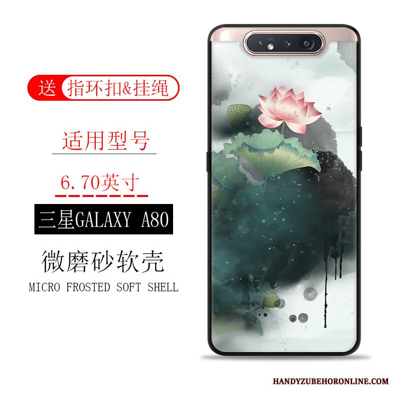 Samsung Galaxy A80 Futerał Atrament Tendencja Sceneria Gwiazda Etui All Inclusive Anti-fall