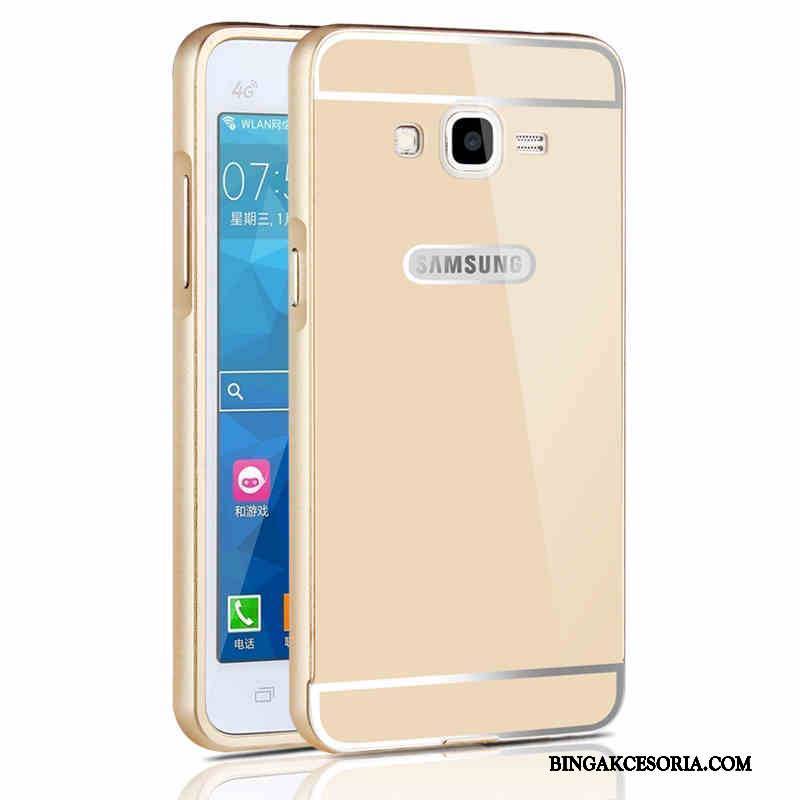 Samsung Galaxy J3 2015 Trudno Anti-fall Metal Etui Na Telefon Gwiazda Granica Futerał