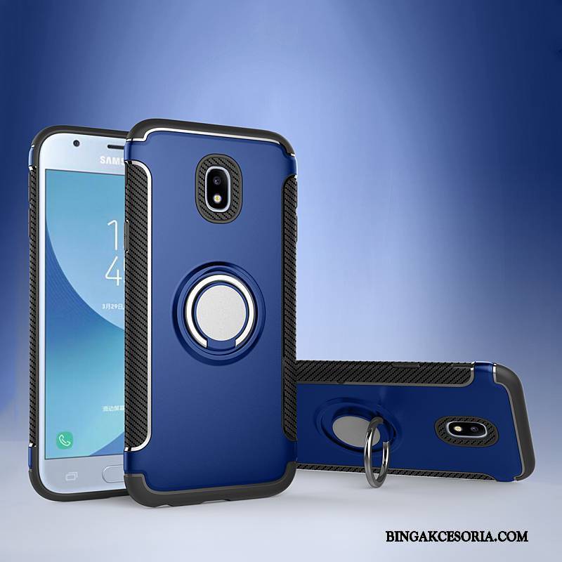 Samsung Galaxy J3 2017 Futerał Etui Magnetyzm Ring Na Pokładzie Gwiazda Wspornik Anti-fall