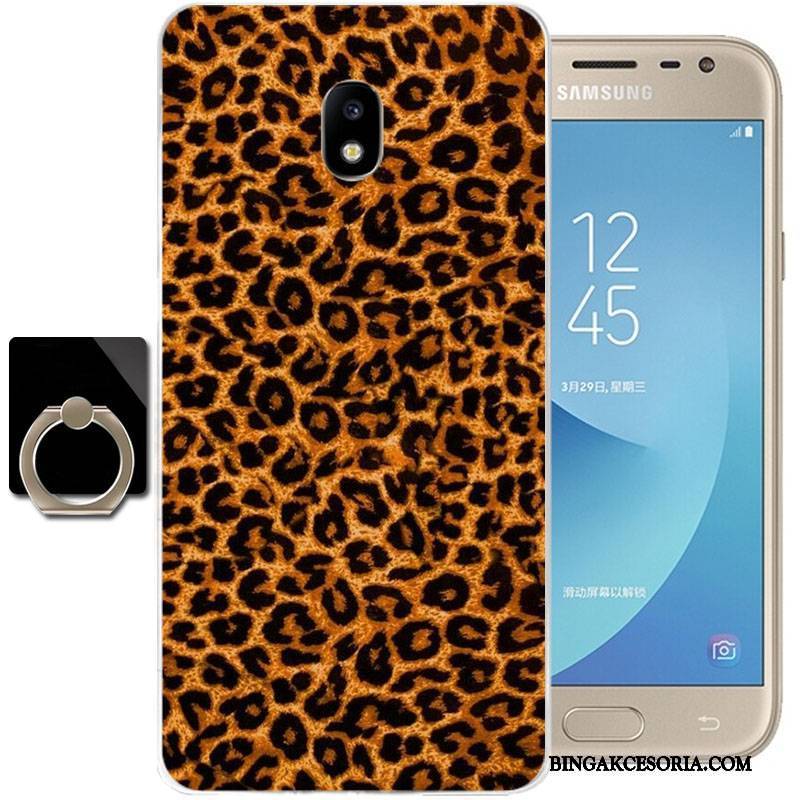 Samsung Galaxy J3 2017 Futerał Przezroczysty Anti-fall Etui Silikonowe Ochraniacz All Inclusive Gwiazda