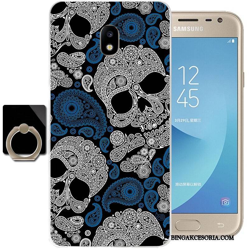 Samsung Galaxy J3 2017 Futerał Przezroczysty Anti-fall Etui Silikonowe Ochraniacz All Inclusive Gwiazda