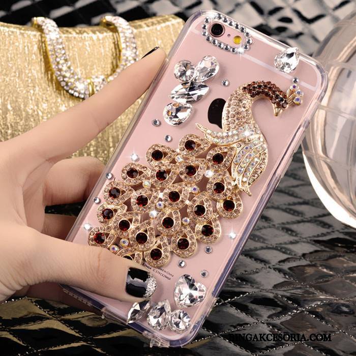 Samsung Galaxy J5 2015 Etui Futerał Etui Na Telefon Ochraniacz Różowe Rhinestone Gwiazda